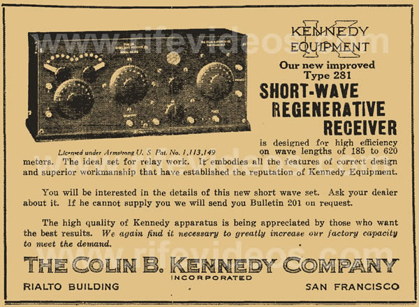 Kennedy Model 281 Advertisment
